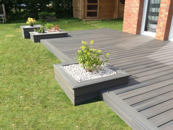 DASH Landscaping project - composite decking